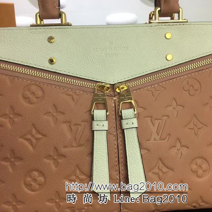 路易威登LV頂級原單M54196杏配白色 Zipped手提肩背包 YDH2095